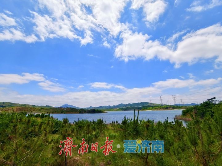 风光旖旎！雨后金水河水库景致如画