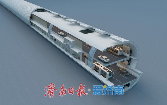 济南黄岗路黄河隧道建成通车