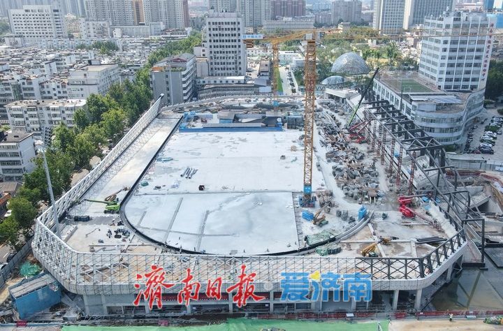 加快“蝶变”，槐荫体育场地块焕新亮相