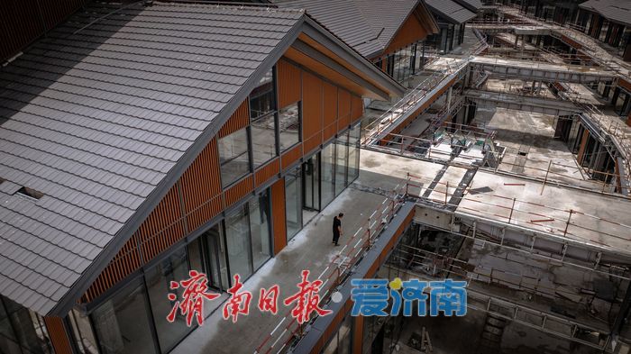 项目强省会｜航拍天桥区万虹中心项目，感受最新建设细节