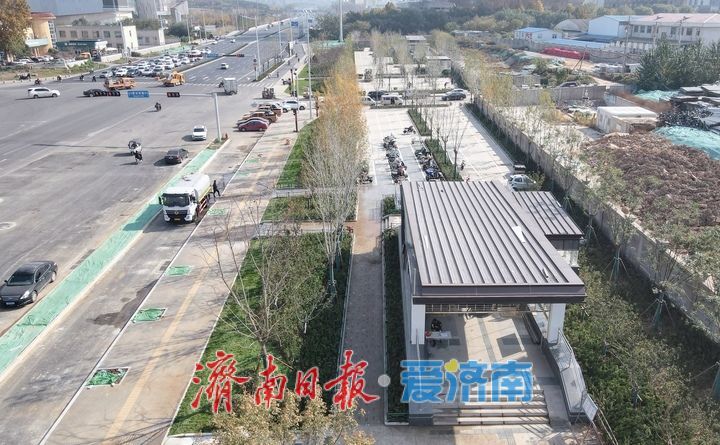 项目强省会｜济南轨交4号线进入开通冲刺期，沿线道路绿地恢复收尾