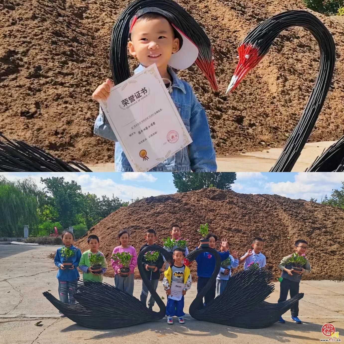 落木化春 绿妆泉城 济南园林绿化废弃物演绎环保创意大变身