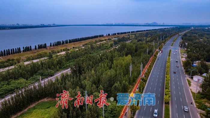 一年四季 泉在济南丨济南鹊山水库：生态美景绘就城市“绿意长卷”