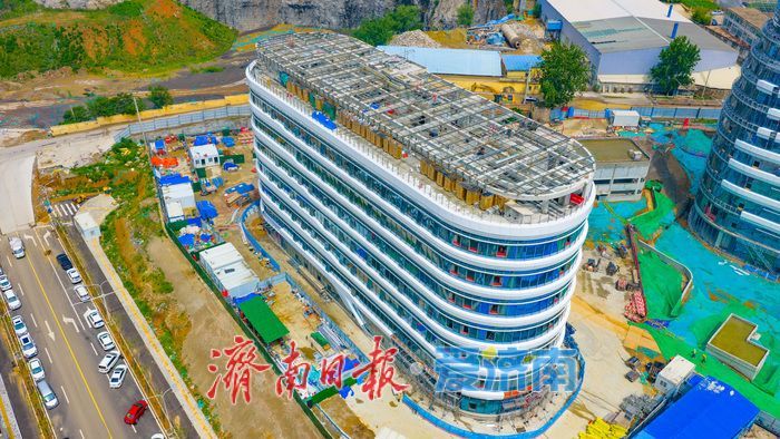济南一院新院区建设提速 外立面渐显 南城医疗新地标即将亮相