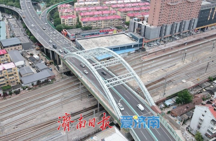 “服役”多年治病除害，顺河高架系杆拱桥焕新亮相