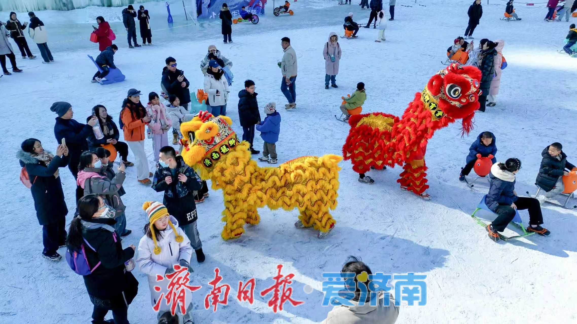 冰瀑奇观+非遗年俗 九如山解锁新春文旅新体验