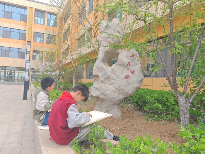 “每石每刻”在育人，高新区景汇小学石头也这么“有文化”