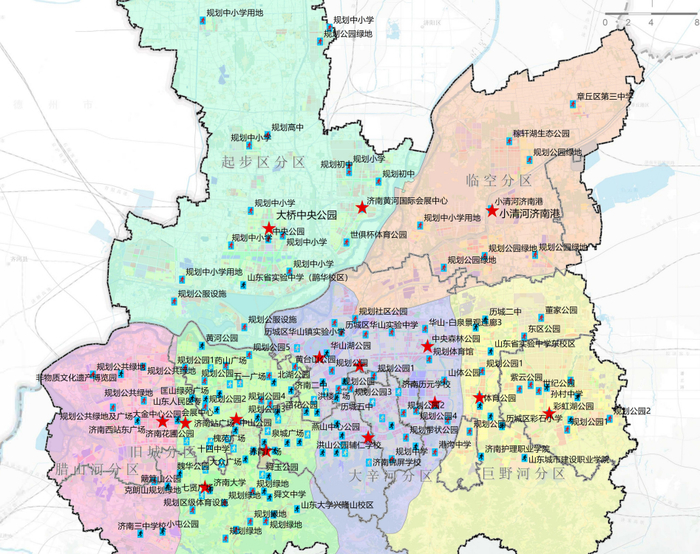 济南城市抗震防灾规划公示，中心城区拟设15处中心避震疏散场所