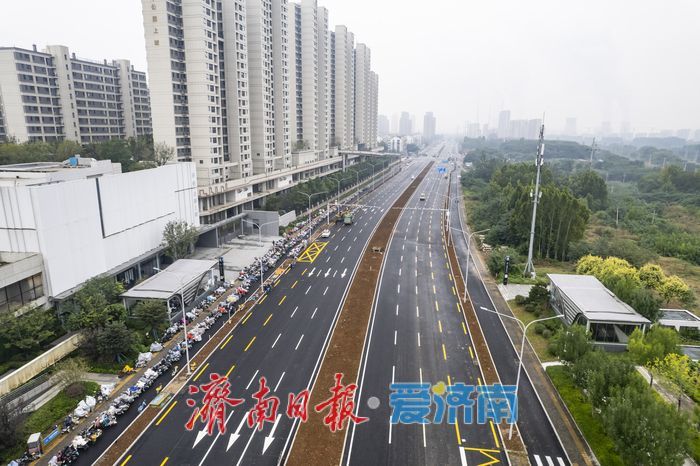 通行效率拉满！济南东部城区这条“民生路”进入施工收尾阶段