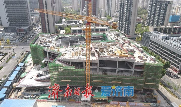 项目强省会｜济南中央商务区艺术剧院主体混凝土结构封顶