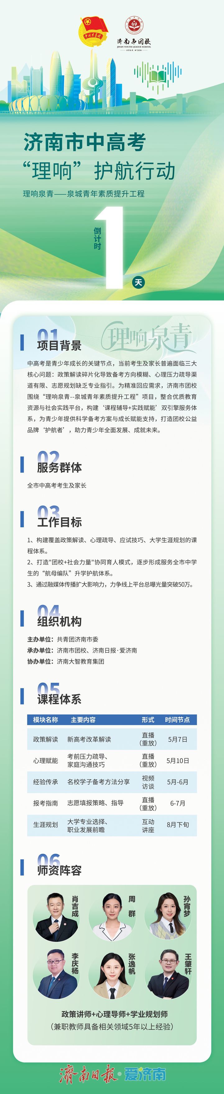 济南市中高考“理响”护航行动启动 全方位助力考生冲刺关键节点