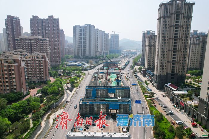 济南凤凰黄河大桥南延工程加速推进 南北交通大动脉正加速成型