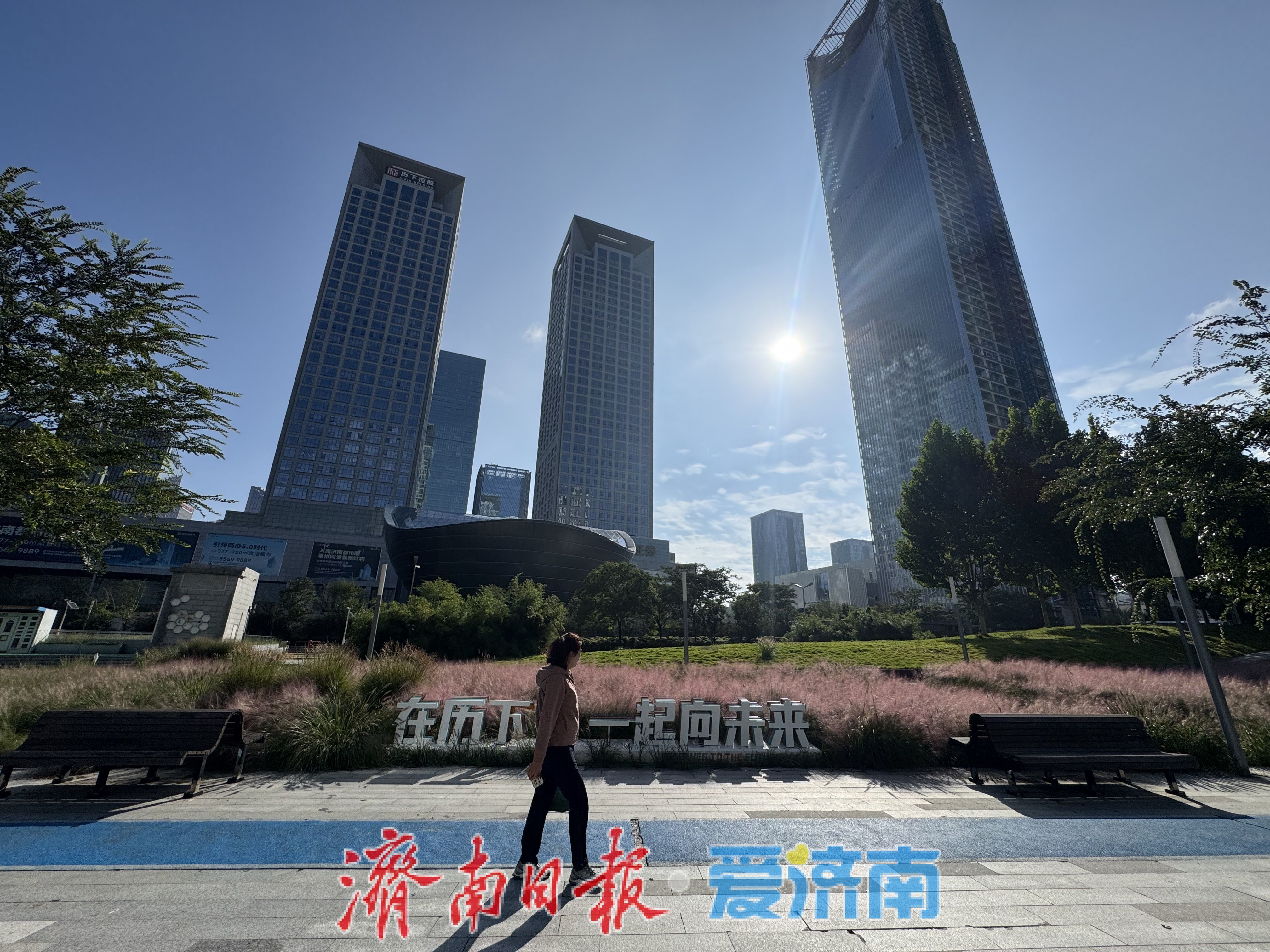 一年四季 泉在济南丨济南泉城人才公园：粉黛盛放绘就秋日浪漫画卷