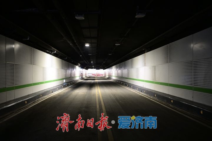 济南CBD地下环路正式投入试运行，为期一年