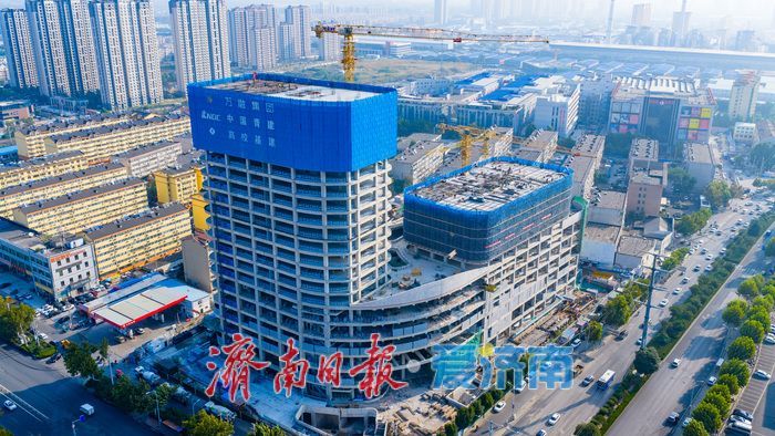 项目强省会丨济南天桥万融广场加速成型 打造黄河南岸TOD门户新地标