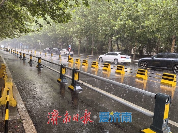 刚刚，济南东部下了一阵急雨