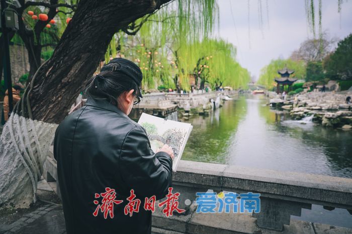 一年四季 泉在济南｜丹青绘泉水 雨后景更幽