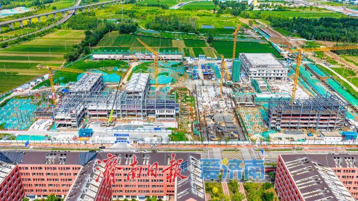 省实验中学鹊华校区初中部建设提速 赋能起步区教育高质量发展