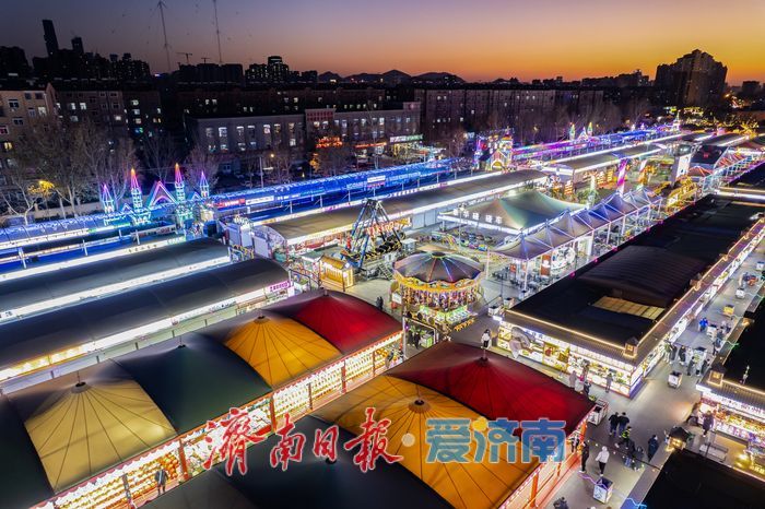 一年四季 泉在济南丨活力泉城，烟火冬夜