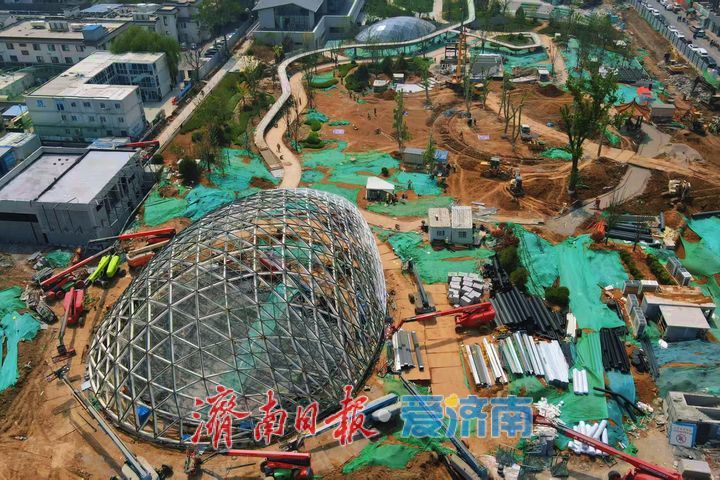 城市更新加速度 槐苑文体公园建设进入冲刺阶段