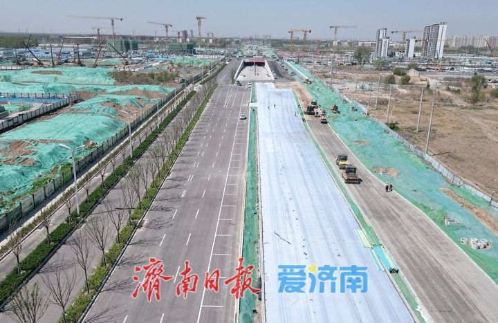项目强省会｜济南黄河大道二期地下通道主体结构全部完工