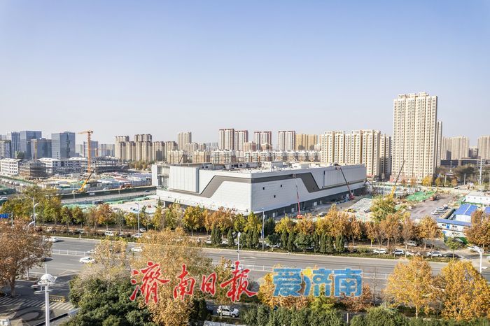 济南山姆会员商店项目揭开“面纱”，外立面施工基本完成