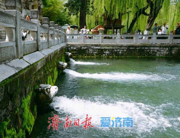 212天后，济南黑虎泉水位再度突破30米大关