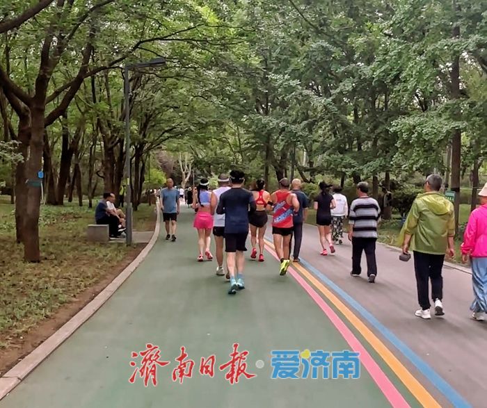 智慧跑道·悦享民生”济南森林公园智慧跑道成果体验活动开启