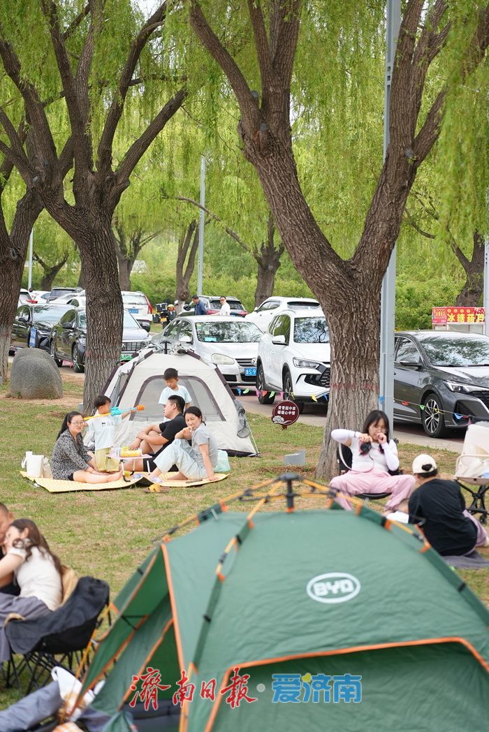 一年四季 泉在济南丨端午假期露营热升温 短途游畅享惬意假期