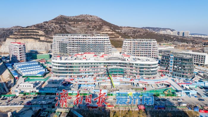 项目强省会｜济南市第一人民医院新院区外立面建设稳步推进 预计2027年竣工交付