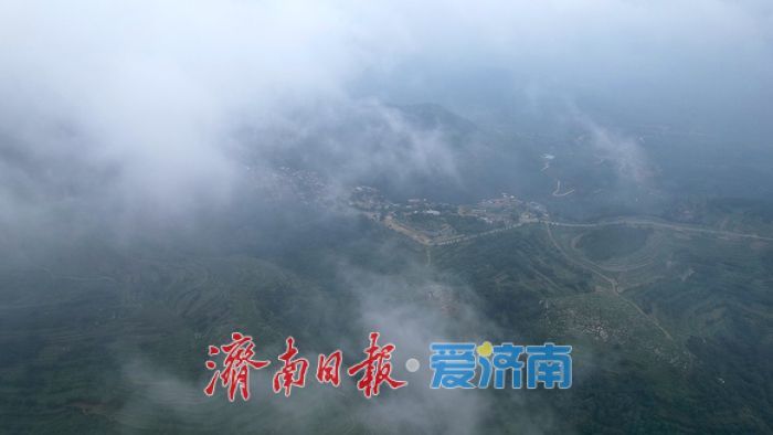 一年四季 泉在济南丨云雾翻涌似仙境！济南上空现云海景观，云海延时摄影来了