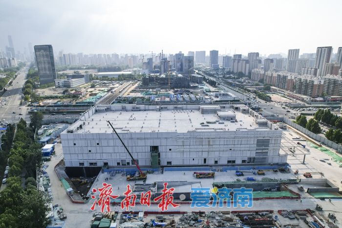 项目强省会｜济南山姆会员商店项目主体轮廓成型