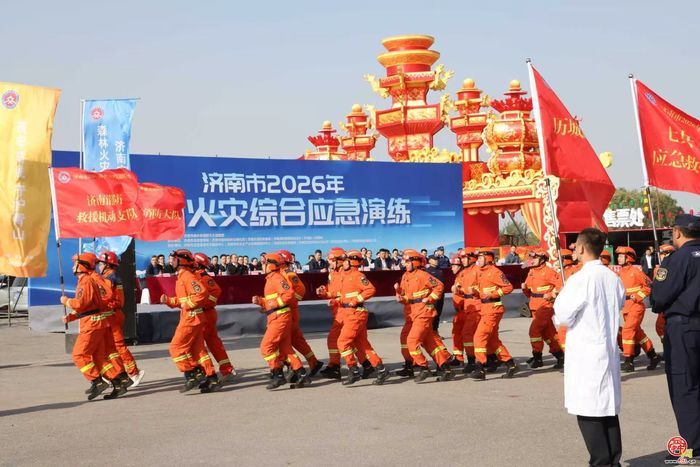 【图集】偏向险处行 逆焰护青山——济南在蟠龙山来了一场“真打”的森林火灾综合应急演练