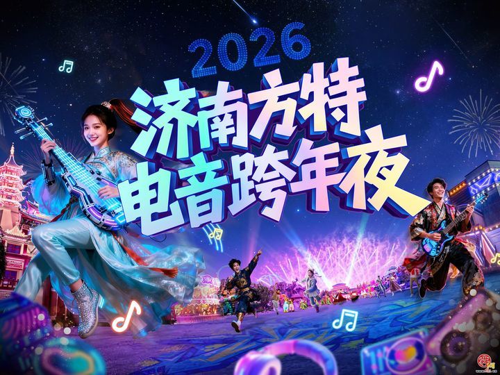 营业至零点！济南方特“电音跨年夜”即将启幕，打造仪式感跨年之旅