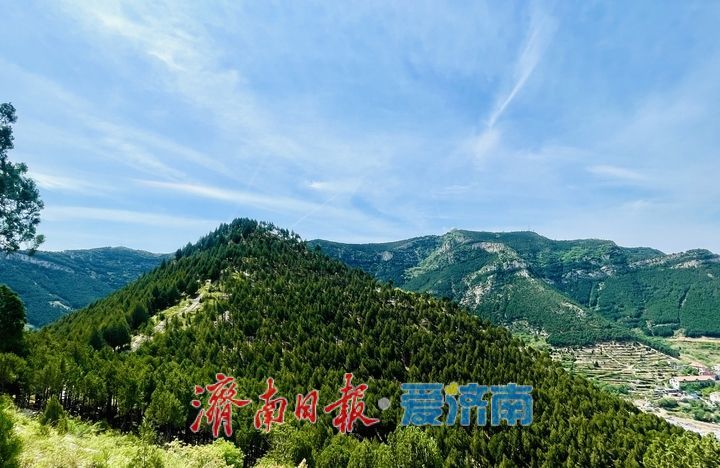满目青山映碧空，泉城春日生态画卷惹人醉