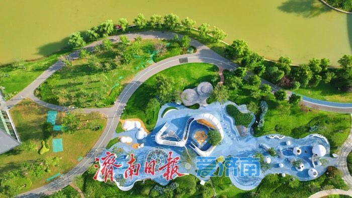 彩虹湖跃晴光，杨家河织新绿！雨后的高新东区，美成“生态调色盘”