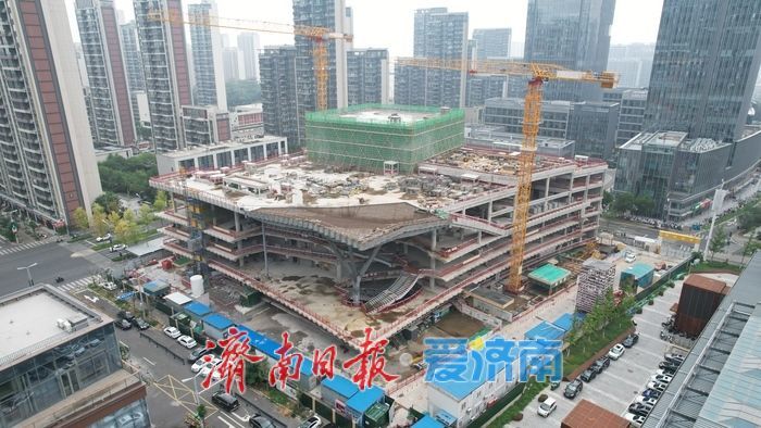 冲刺文化标杆！济南CBD华润C2地块（剧院）建设持续推进