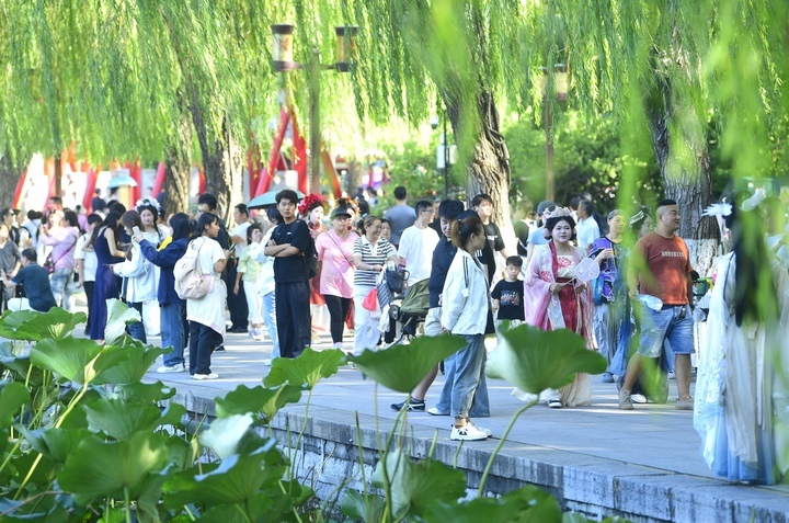 “泉”在济南享金秋｜中秋假期，济南开启“人从众”模式