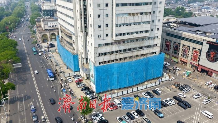 济南三联大厦装修改造稳步推进 银座电器入驻在即