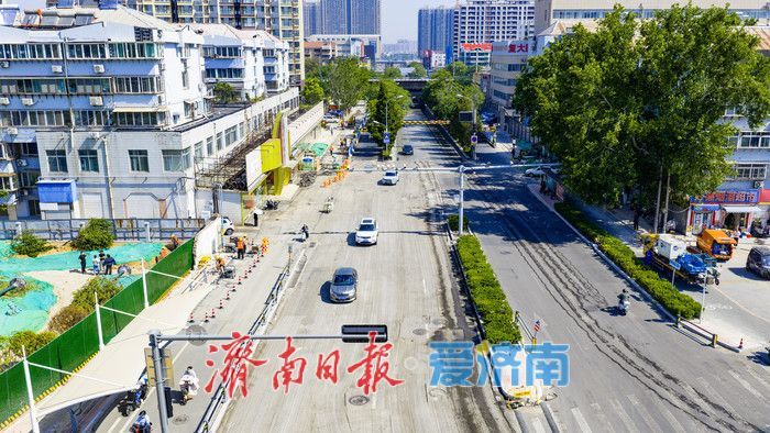 天桥区生产路大修改造工程稳步推进 预计7月15日竣工通车