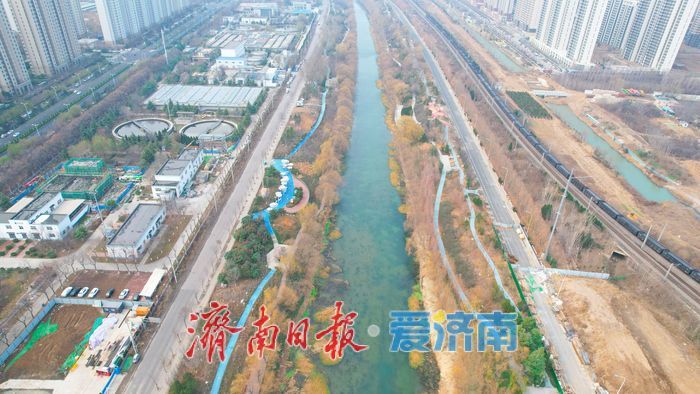 冬日济南小清河 尽显生态美