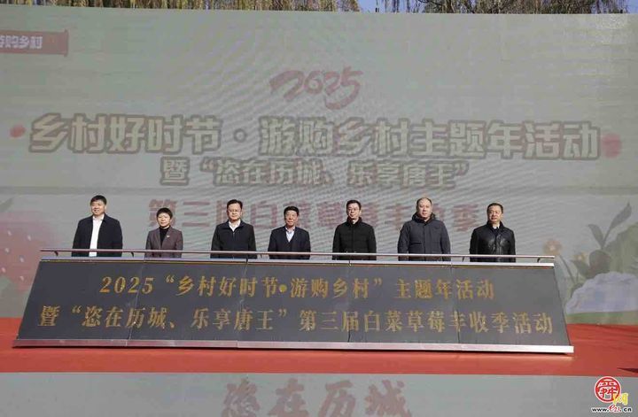 2025“乡村好时节•游购乡村”暨“恣在历城 乐享唐王”第三届白菜草莓丰收季在唐王街道正式开幕