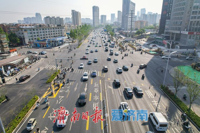 工业南路七里河路口东西方向机动车道恢复正常通行