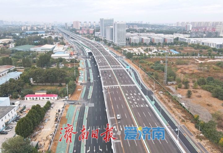 正式通车迎来首个早高峰，济南工业北路快速路东延“一路顺风”