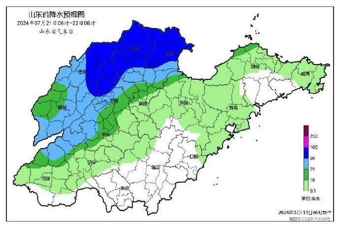 连续降雨今天开启 今夜莱芜钢城局部有大到暴雨