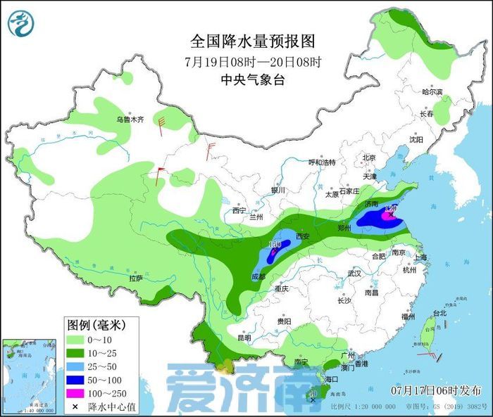 闷热来袭！今天下午济南中南部雷阵雨+7～8级风，明后两天高温“返场”