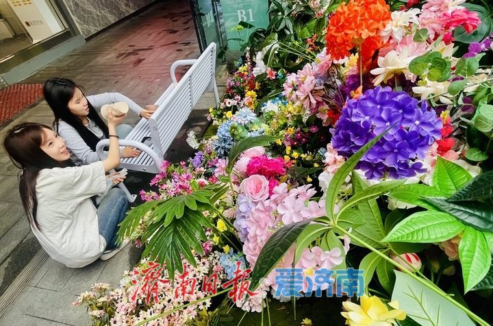 闯入现实版莫奈花园！老商埠“花海楼梯”浪漫值拉满