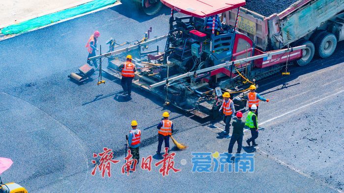 抢抓春季施工黄金期，济南黄岗路黄河隧道北岸施工提速冲刺