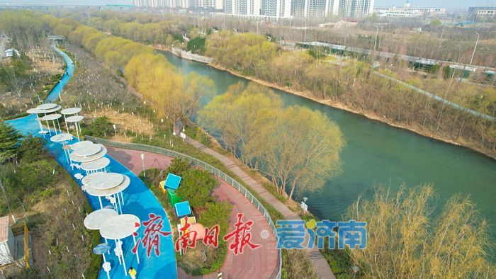 小清河春色浓 春满泉城生态廊