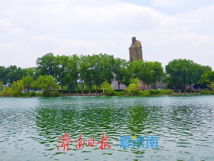 一年四季 泉在济南丨雨歇天晴 园博园绘就碧水云天画卷